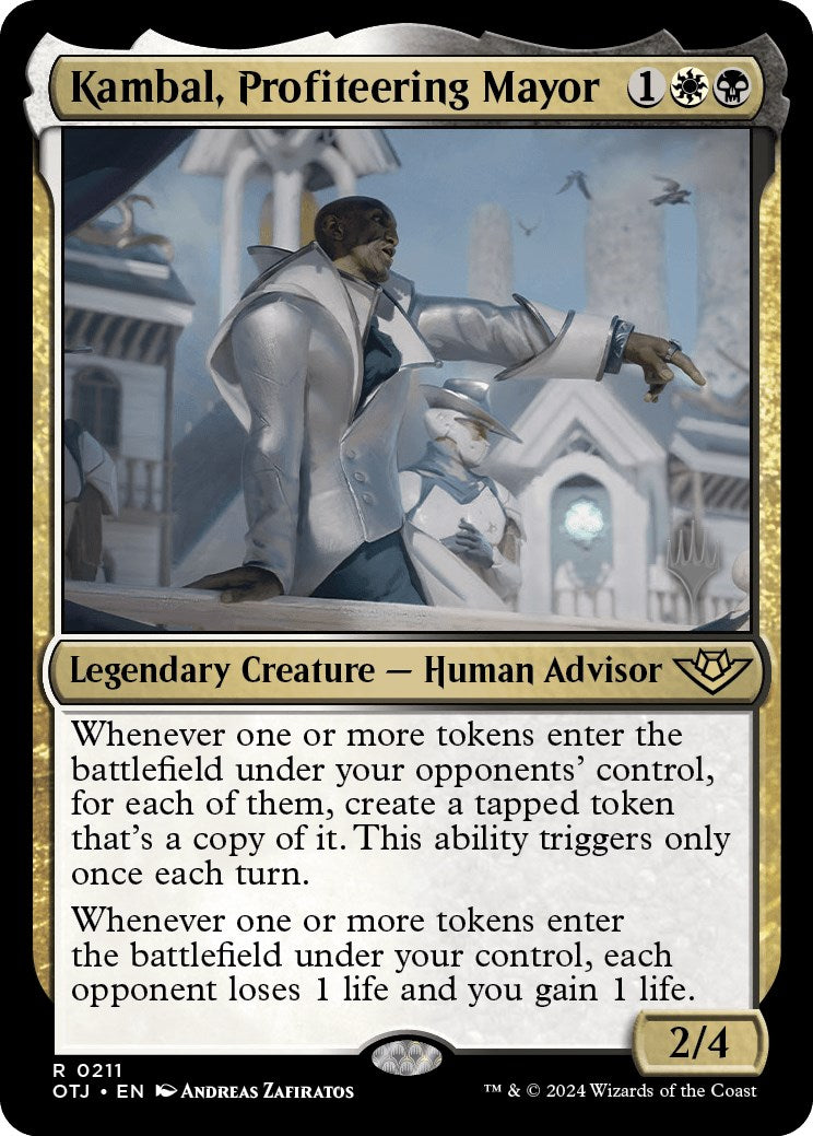 Kambal, Profiteering Mayor (Promo Pack) [Outlaws of Thunder Junction Promos] | Impulse Games and Hobbies
