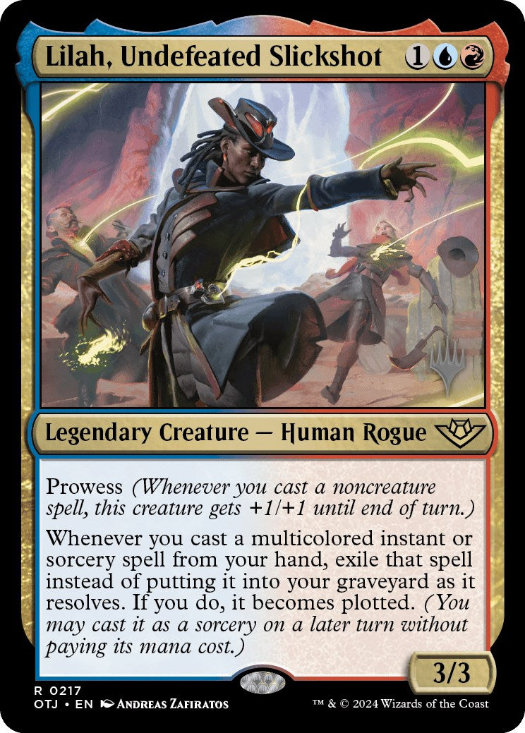 Lilah, Undefeated Slickshot (Promo Pack) [Outlaws of Thunder Junction Promos] | Impulse Games and Hobbies