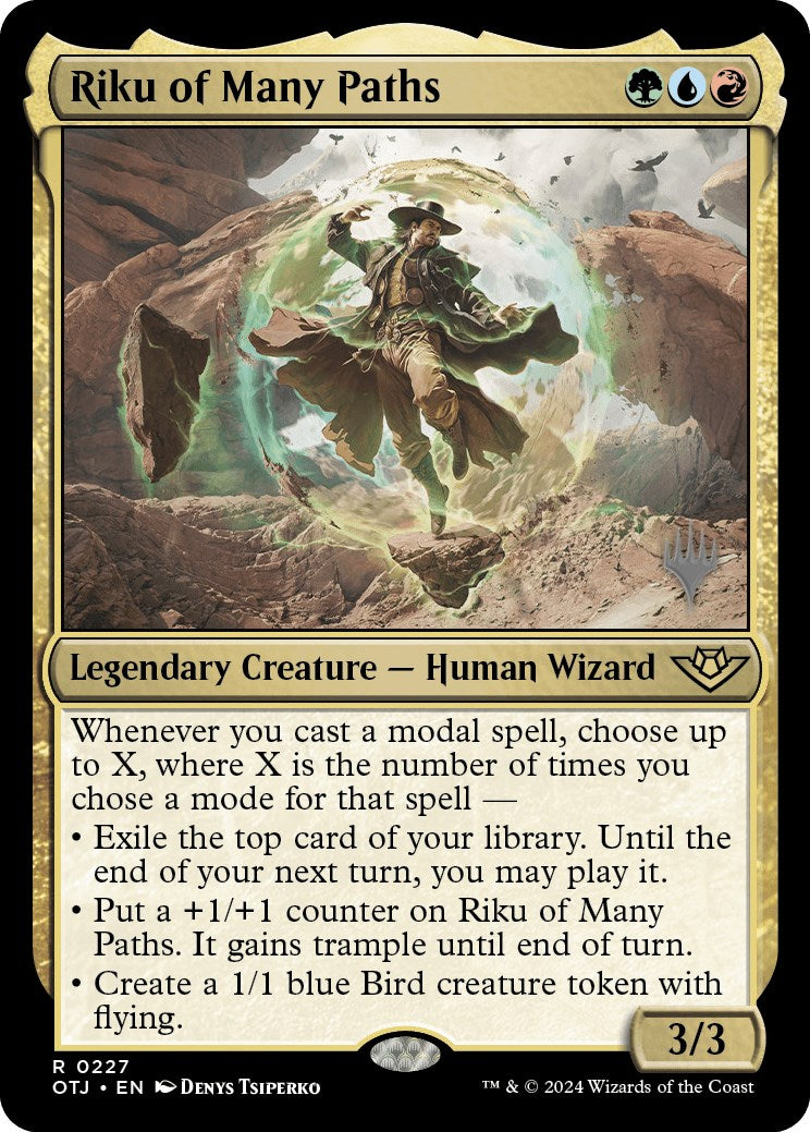 Riku of Many Paths (Promo Pack) [Outlaws of Thunder Junction Promos] | Impulse Games and Hobbies