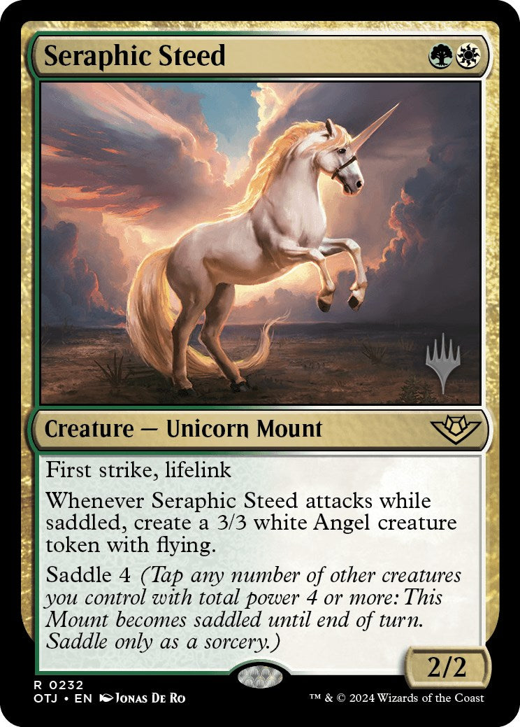 Seraphic Steed (Promo Pack) [Outlaws of Thunder Junction Promos] | Impulse Games and Hobbies
