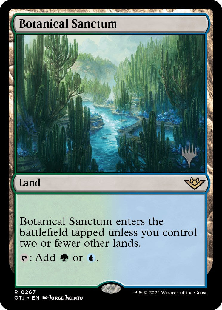 Botanical Sanctum (Promo Pack) [Outlaws of Thunder Junction Promos] | Impulse Games and Hobbies