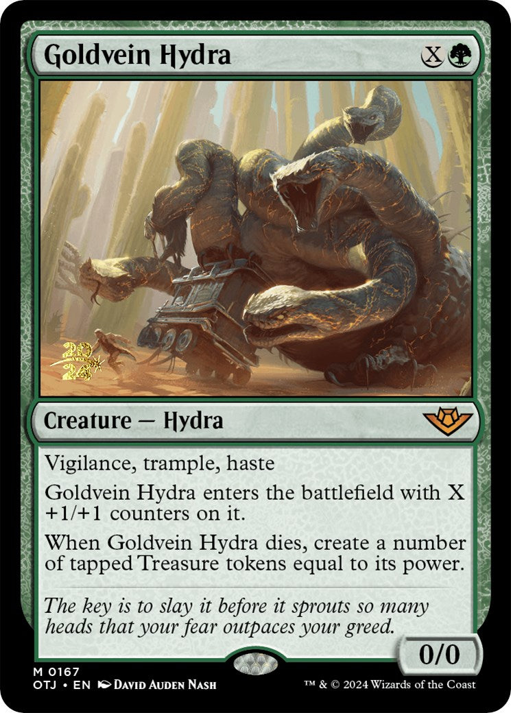 Goldvein Hydra [Outlaws of Thunder Junction Prerelease Promos] | Impulse Games and Hobbies