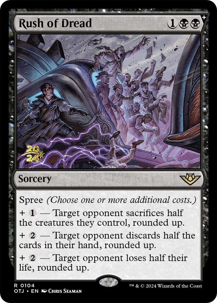 Rush of Dread [Outlaws of Thunder Junction Prerelease Promos] | Impulse Games and Hobbies