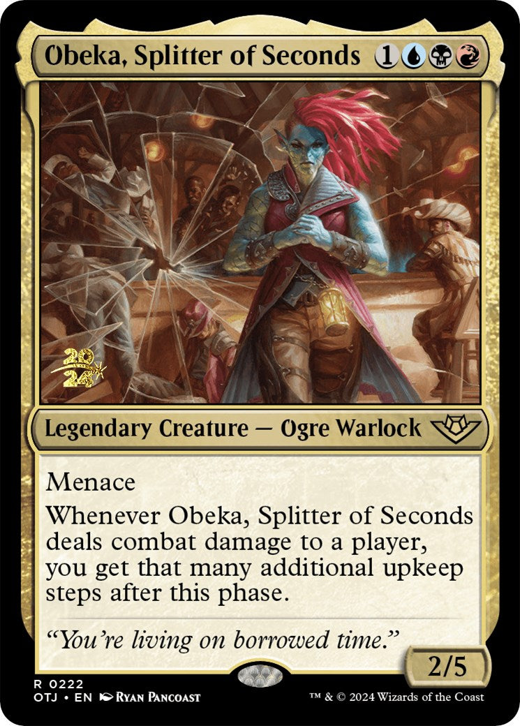 Obeka, Splitter of Seconds [Outlaws of Thunder Junction Prerelease Promos] | Impulse Games and Hobbies