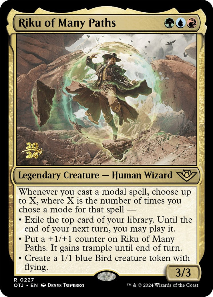 Riku of Many Paths [Outlaws of Thunder Junction Prerelease Promos] | Impulse Games and Hobbies