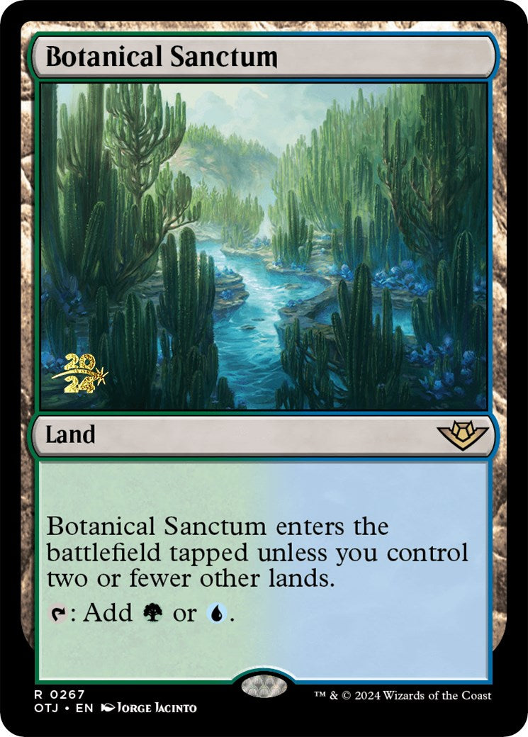 Botanical Sanctum (OTJ) [Outlaws of Thunder Junction Prerelease Promos] | Impulse Games and Hobbies