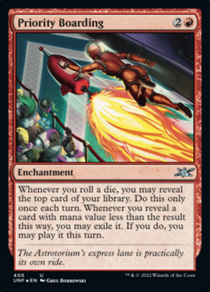 Priority Boarding (Galaxy Foil) [Unfinity] | Impulse Games and Hobbies