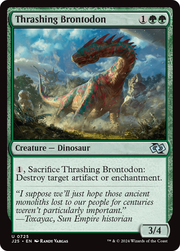 Thrashing Brontodon [Foundations Jumpstart] | Impulse Games and Hobbies