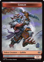 Goblin // Solider (0004) Double-Sided Token [Tarkir: Dragonstorm Commander Tokens] | Impulse Games and Hobbies