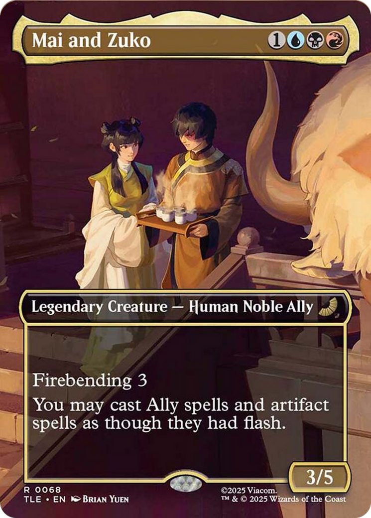 Mai and Zuko (Borderless) [Avatar: The Last Airbender: Eternal-Legal] | Impulse Games and Hobbies