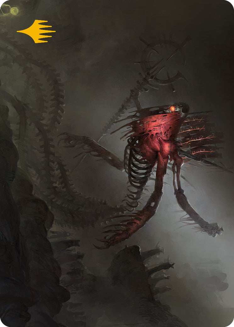 Drivnod, Carnage Dominus Art Card (Gold-Stamped Signature) [Phyrexia: All Will Be One Art Series] | Impulse Games and Hobbies
