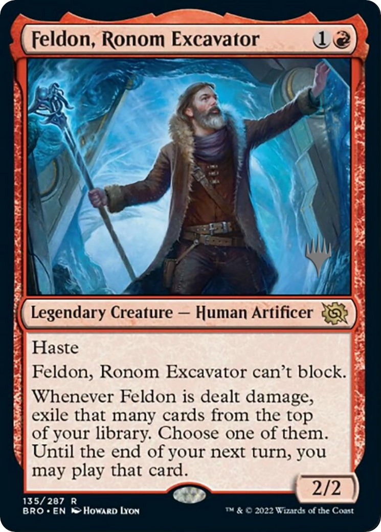 Feldon, Ronom Excavator (Promo Pack) [The Brothers' War Promos] | Impulse Games and Hobbies