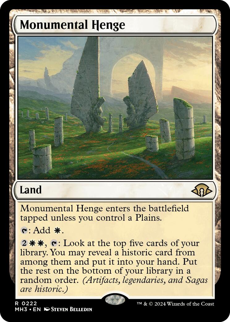 Monumental Henge [Modern Horizons 3] | Impulse Games and Hobbies