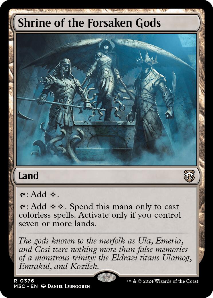 Shrine of the Forsaken Gods [Modern Horizons 3 Commander] | Impulse Games and Hobbies