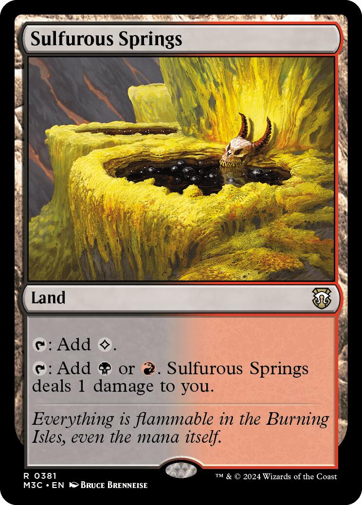 Sulfurous Springs [Modern Horizons 3 Commander] | Impulse Games and Hobbies
