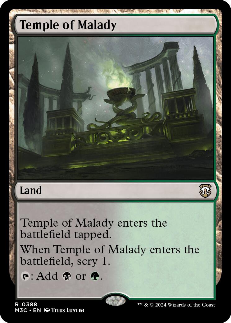 Temple of Malady [Modern Horizons 3 Commander] | Impulse Games and Hobbies