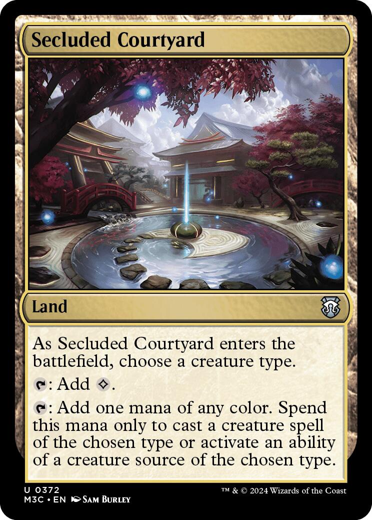 Secluded Courtyard [Modern Horizons 3 Commander] | Impulse Games and Hobbies