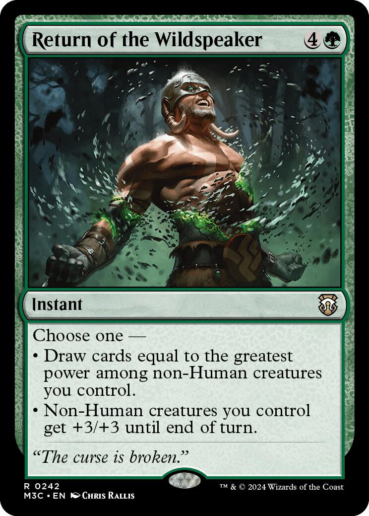 Return of the Wildspeaker [Modern Horizons 3 Commander] | Impulse Games and Hobbies