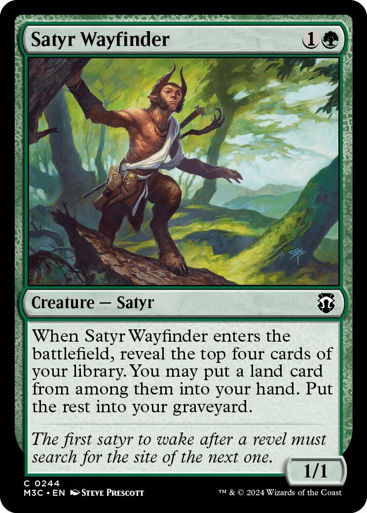 Satyr Wayfinder [Modern Horizons 3 Commander] | Impulse Games and Hobbies