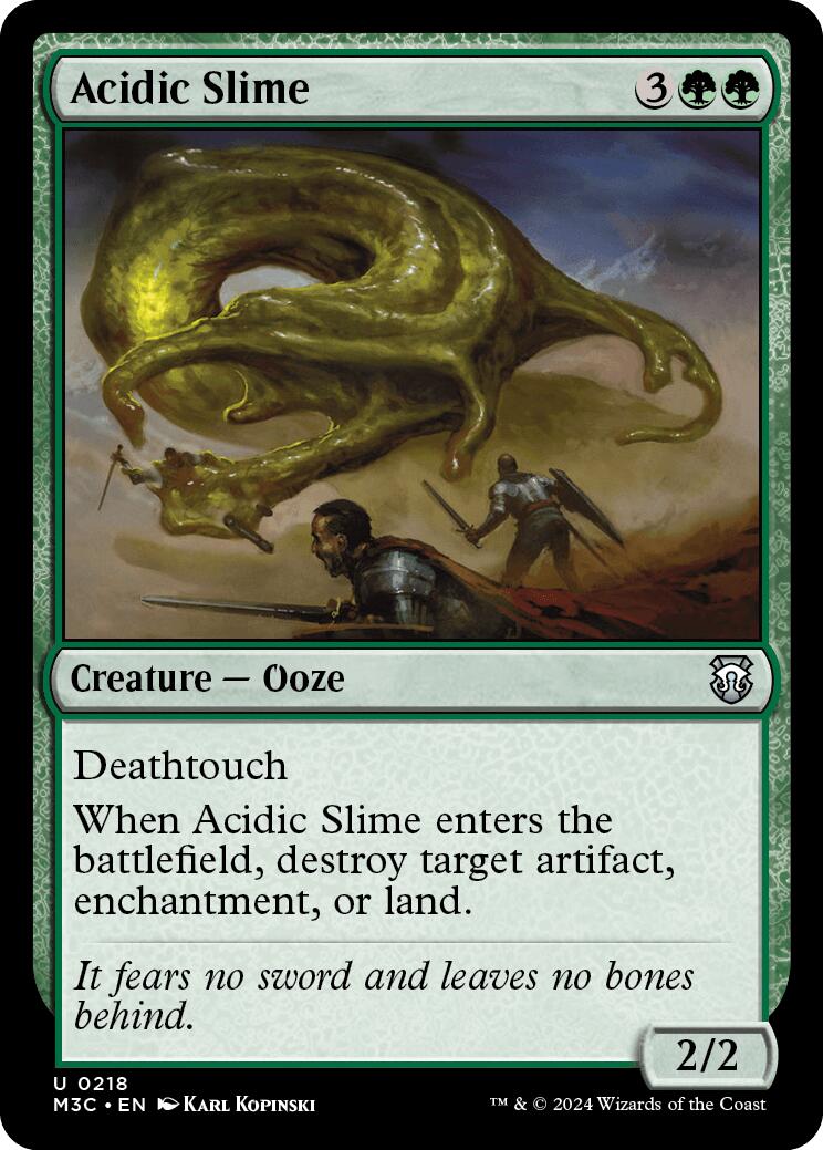 Acidic Slime [Modern Horizons 3 Commander] | Impulse Games and Hobbies