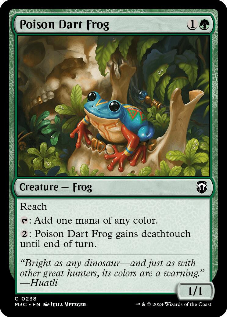 Poison Dart Frog [Modern Horizons 3 Commander] | Impulse Games and Hobbies