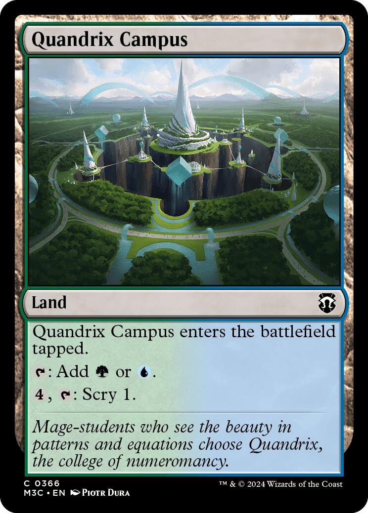 Quandrix Campus [Modern Horizons 3 Commander] | Impulse Games and Hobbies