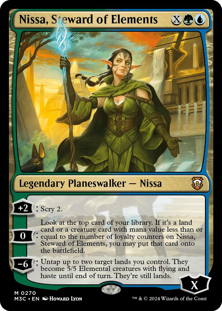 Nissa, Steward of Elements [Modern Horizons 3 Commander] | Impulse Games and Hobbies