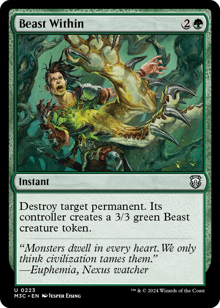 Beast Within [Modern Horizons 3 Commander] | Impulse Games and Hobbies