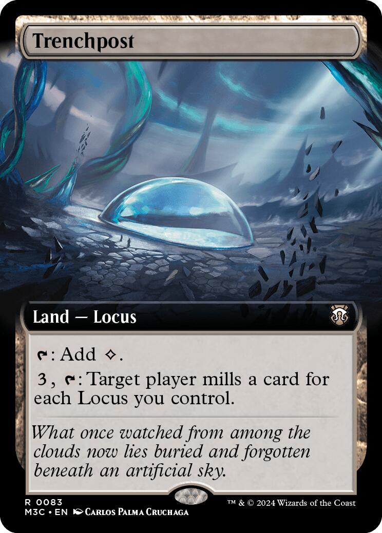 Trenchpost (Extended Art) [Modern Horizons 3 Commander] | Impulse Games and Hobbies