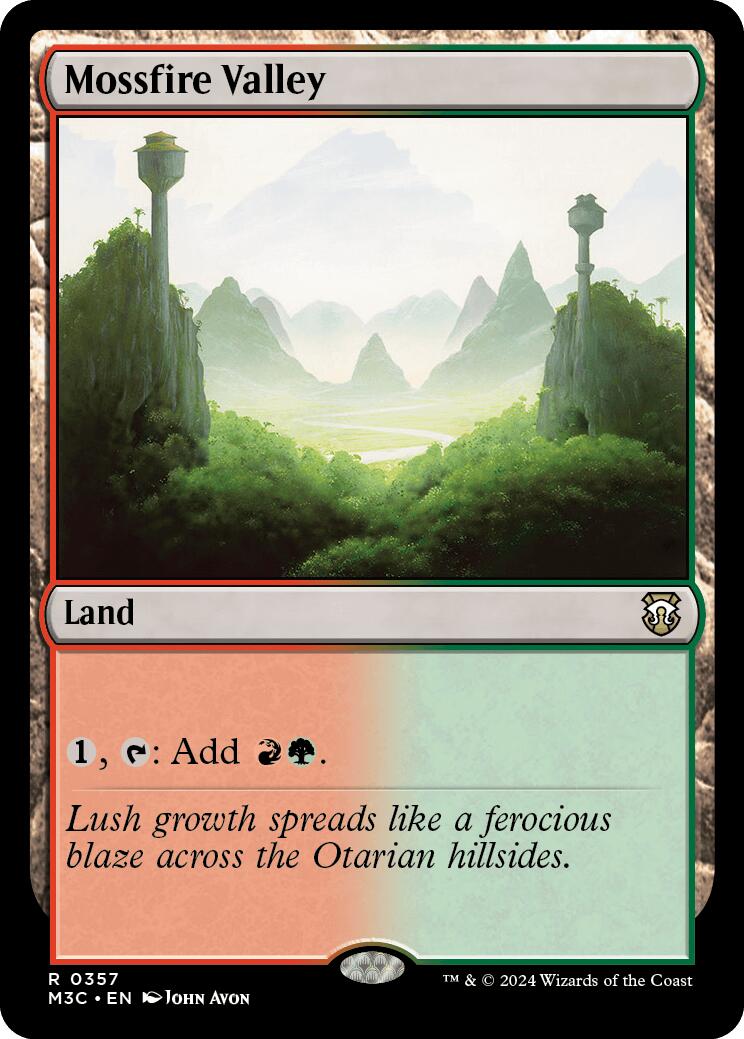 Mossfire Valley [Modern Horizons 3 Commander] | Impulse Games and Hobbies