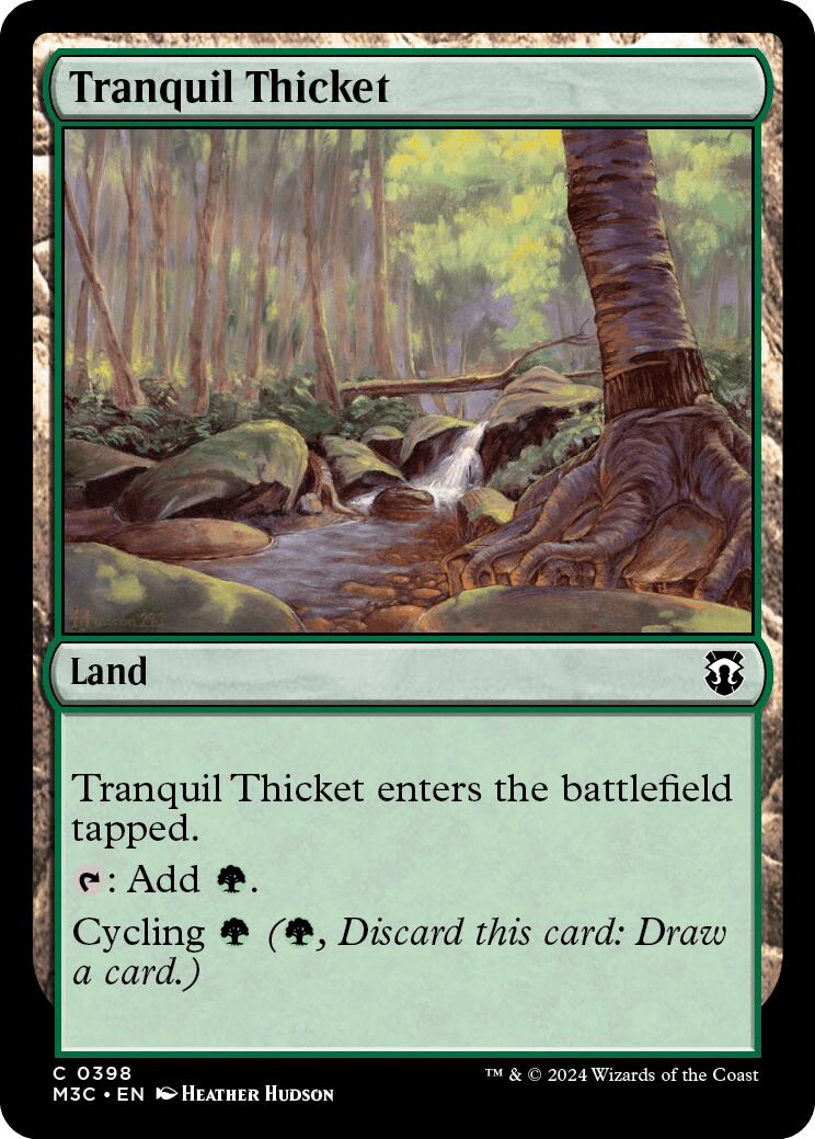 Tranquil Thicket [Modern Horizons 3 Commander] | Impulse Games and Hobbies