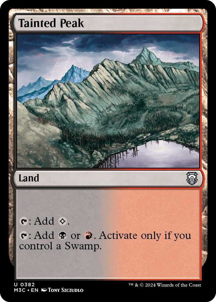 Tainted Peak [Modern Horizons 3 Commander] | Impulse Games and Hobbies