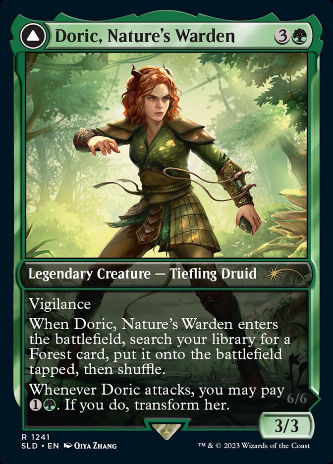 Doric, Nature's Warden // Doric, Owlbear Avenger [Secret Lair Drop Series] | Impulse Games and Hobbies