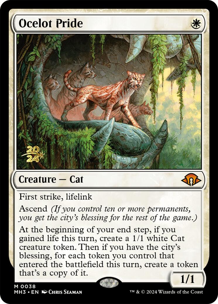 Ocelot Pride [Modern Horizons 3 Prerelease Promos] | Impulse Games and Hobbies