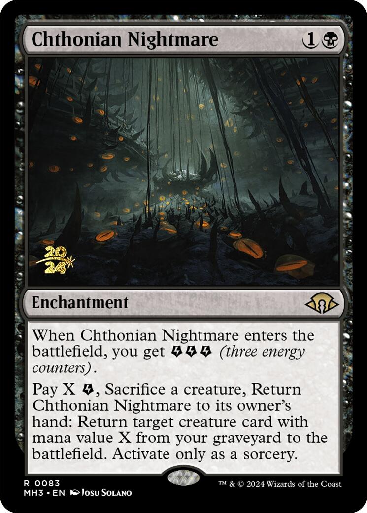 Chthonian Nightmare [Modern Horizons 3 Prerelease Promos] | Impulse Games and Hobbies