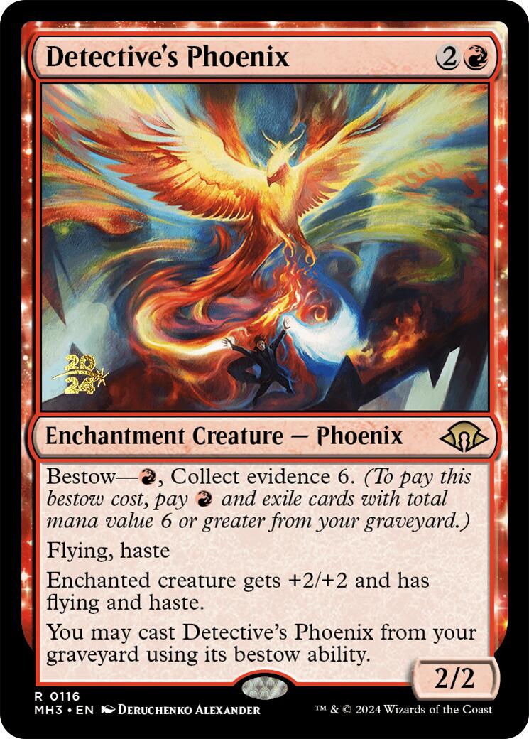 Detective's Phoenix [Modern Horizons 3 Prerelease Promos] | Impulse Games and Hobbies