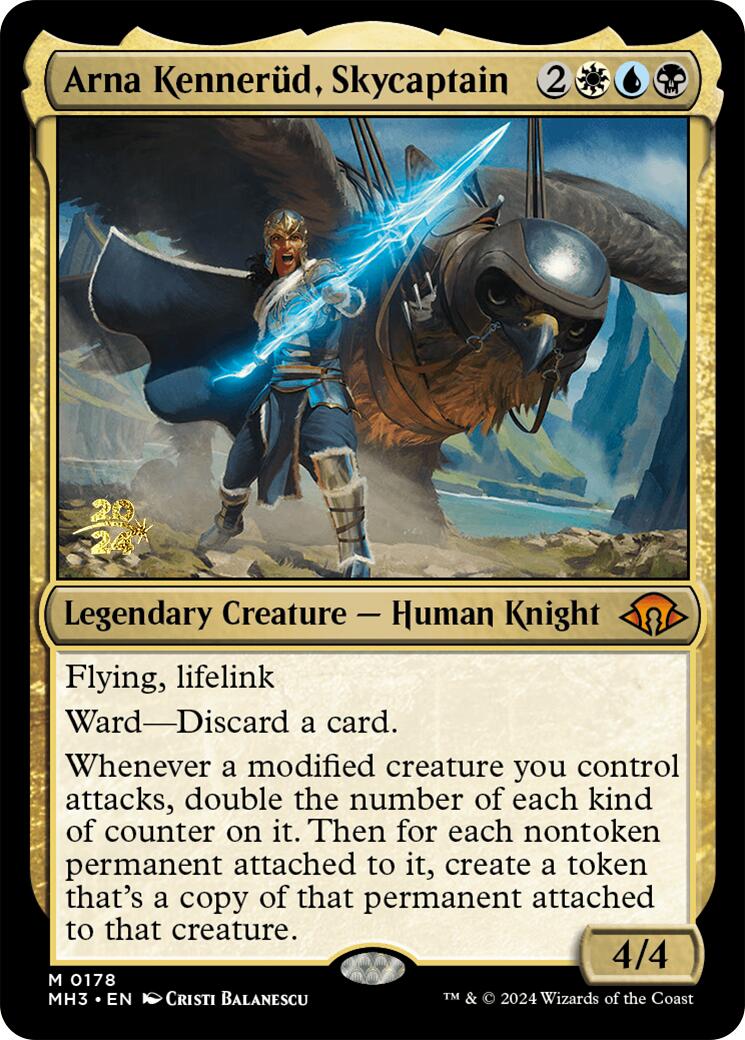 Arna Kennerud, Skycaptain [Modern Horizons 3 Prerelease Promos] | Impulse Games and Hobbies