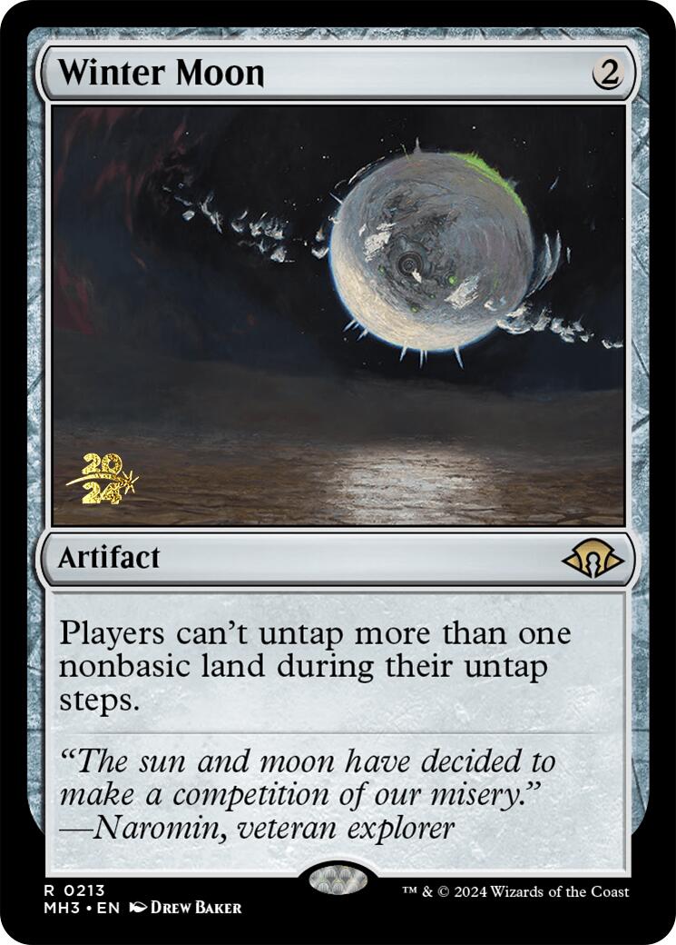 Winter Moon [Modern Horizons 3 Prerelease Promos] | Impulse Games and Hobbies