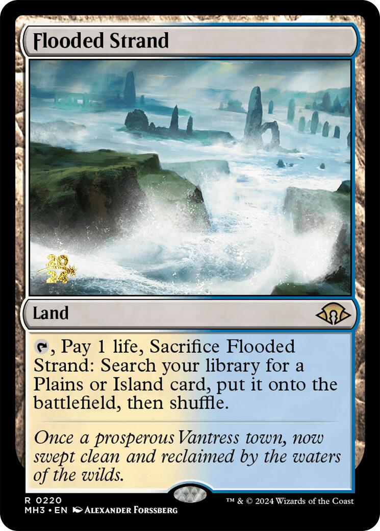 Flooded Strand [Modern Horizons 3 Prerelease Promos] | Impulse Games and Hobbies