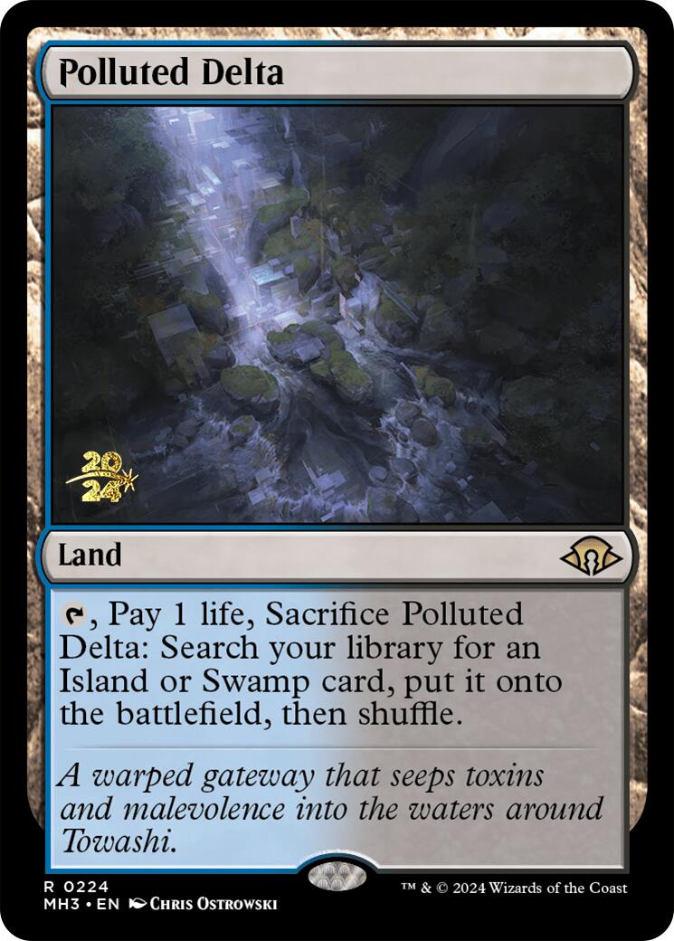 Polluted Delta [Modern Horizons 3 Prerelease Promos] | Impulse Games and Hobbies