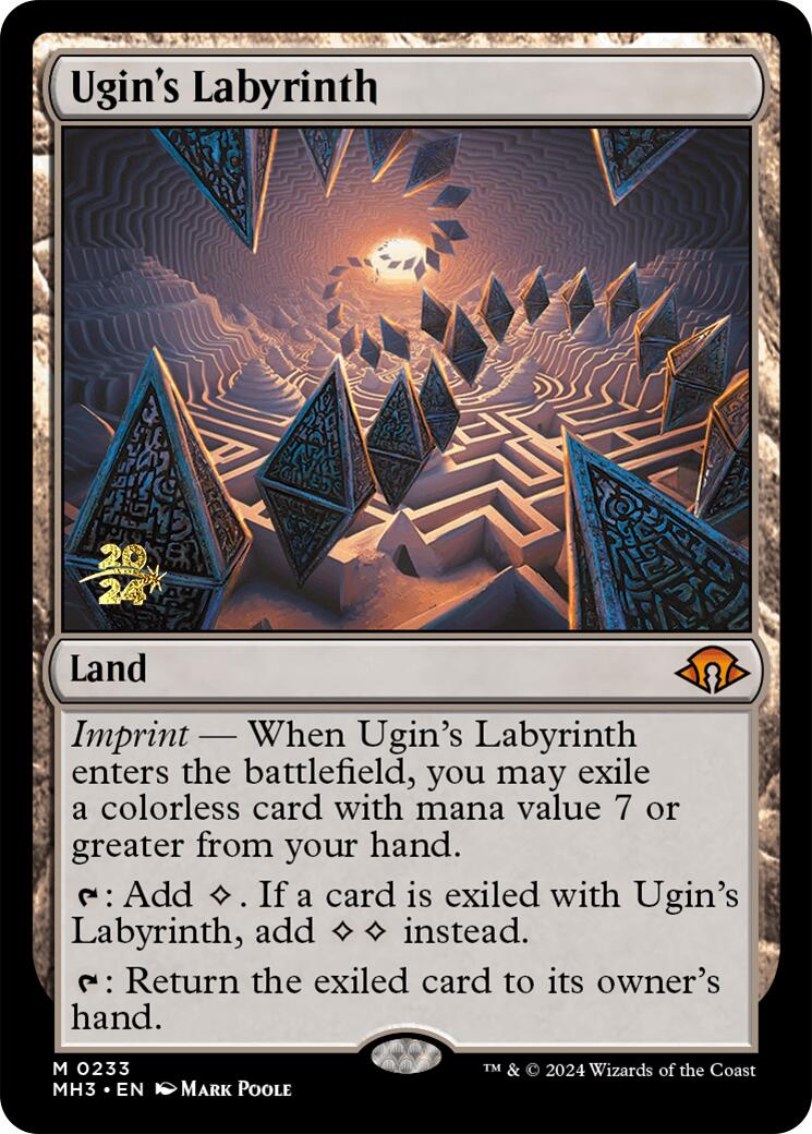 Ugin's Labyrinth [Modern Horizons 3 Prerelease Promos] | Impulse Games and Hobbies