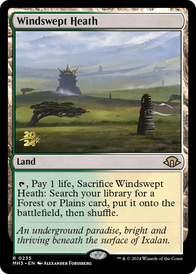 Windswept Heath [Modern Horizons 3 Prerelease Promos] | Impulse Games and Hobbies