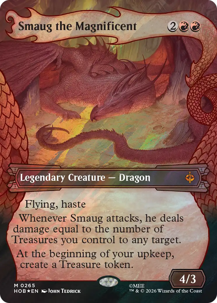 Smaug the Magnificent (Showcase) (Surge Foil) [The Hobbit] | Impulse Games and Hobbies