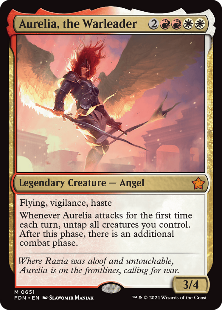 Aurelia, the Warleader [Foundations] | Impulse Games and Hobbies