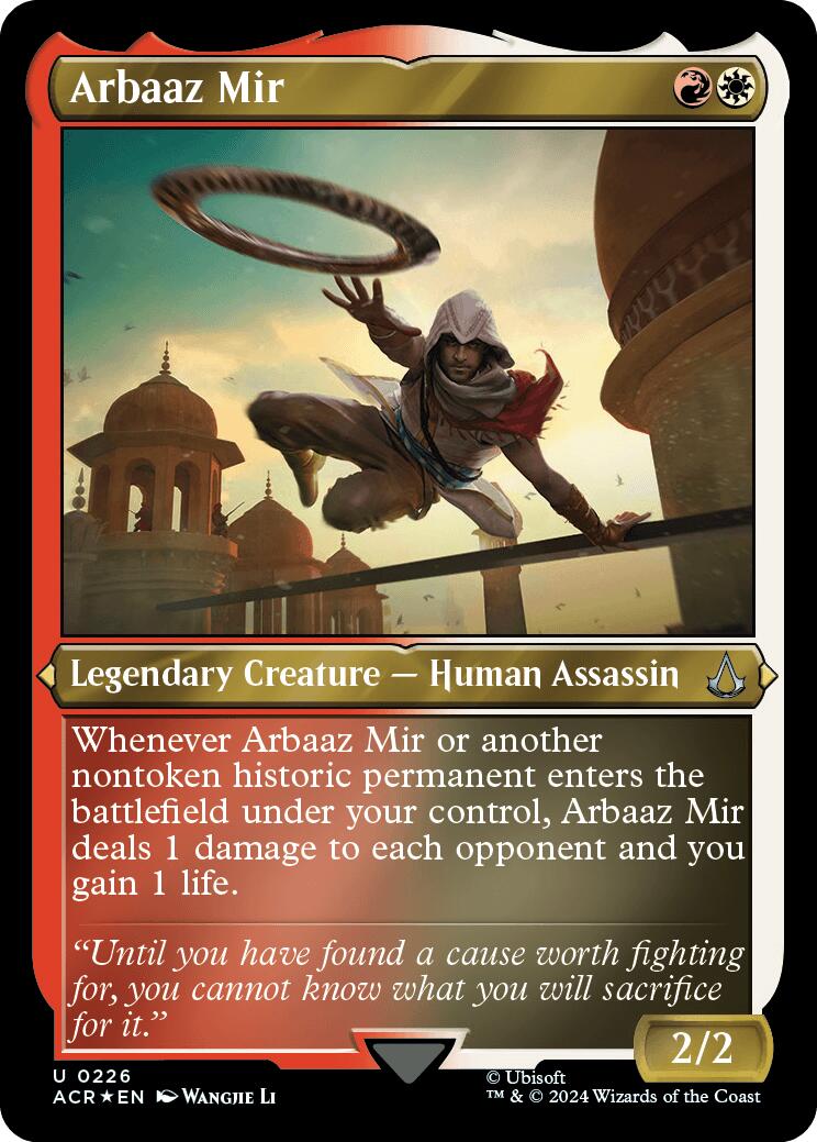 Arbaaz Mir (Foil Etched) [Assassin's Creed] | Impulse Games and Hobbies