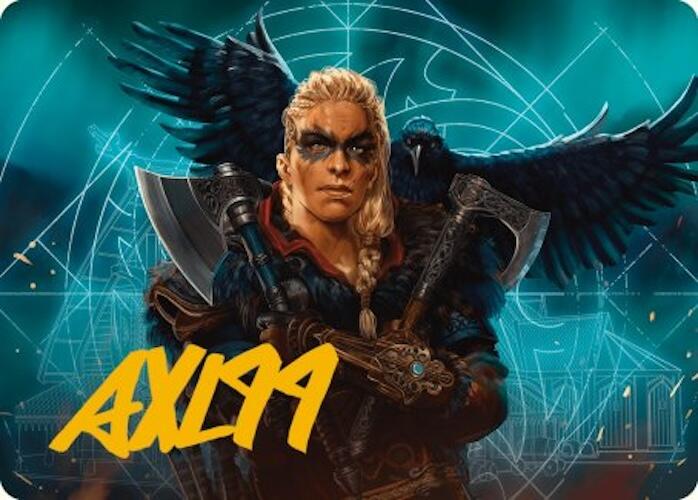 Eivor, Wolf-Kissed Art Card (Gold-Stamped Signature) [Assassin's Creed Art Series] | Impulse Games and Hobbies