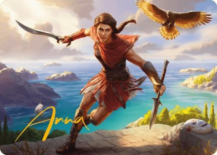 Kassandra, Eagle Bearer Art Card (Gold-Stamped Signature) [Assassin's Creed Art Series] | Impulse Games and Hobbies