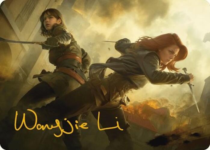Mary Read and Anne Bonny Art Card (Gold-Stamped Signature) [Assassin's Creed Art Series] | Impulse Games and Hobbies