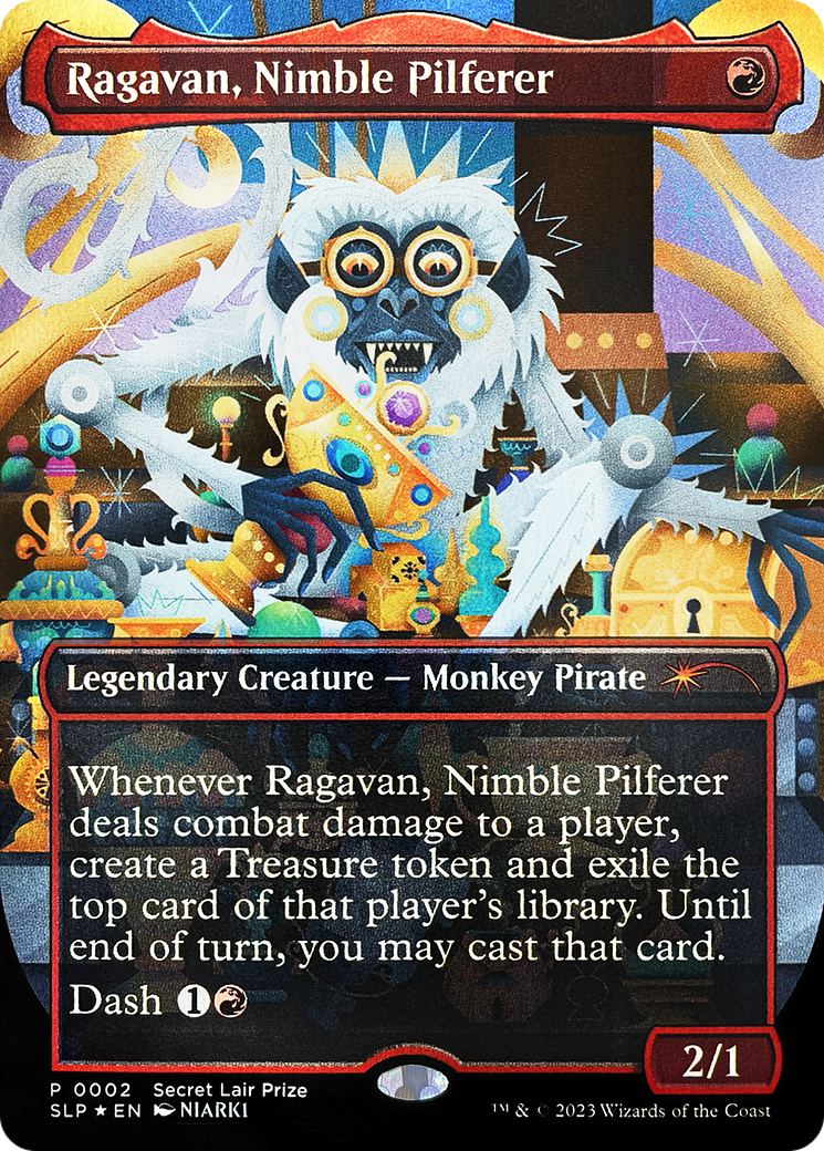 Ragavan, Nimble Pilferer (Borderless) [Secret Lair Showdown] | Impulse Games and Hobbies