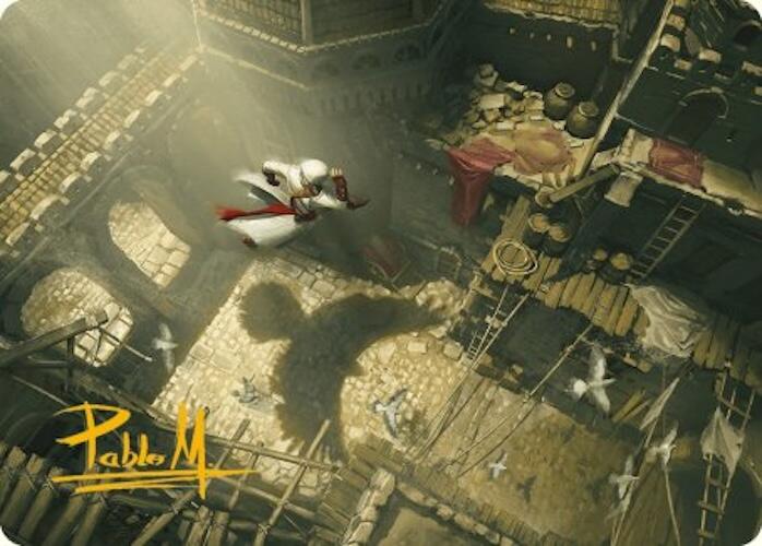 Rooftop Bypass Art Card (Gold-Stamped Signature) [Assassin's Creed Art Series] | Impulse Games and Hobbies